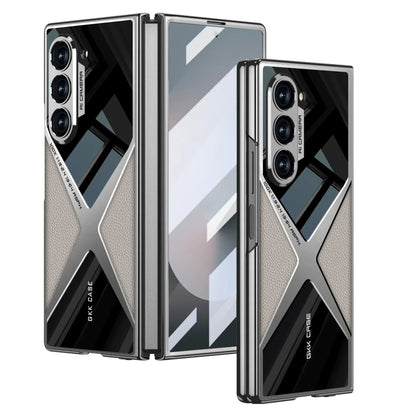 Luxury Leather Case with Camera Protection For Samsung Galaxy Z Fold 6