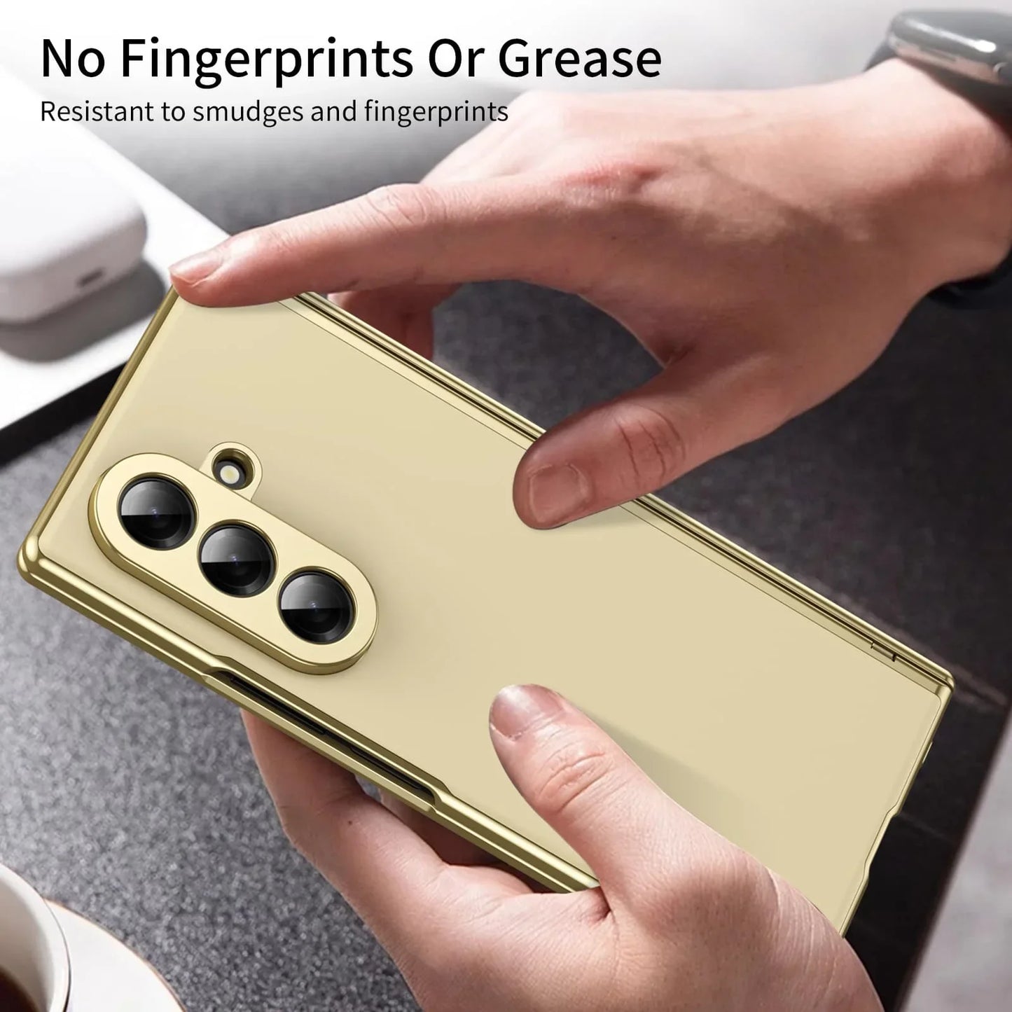 Slim Magnetic Leather Case