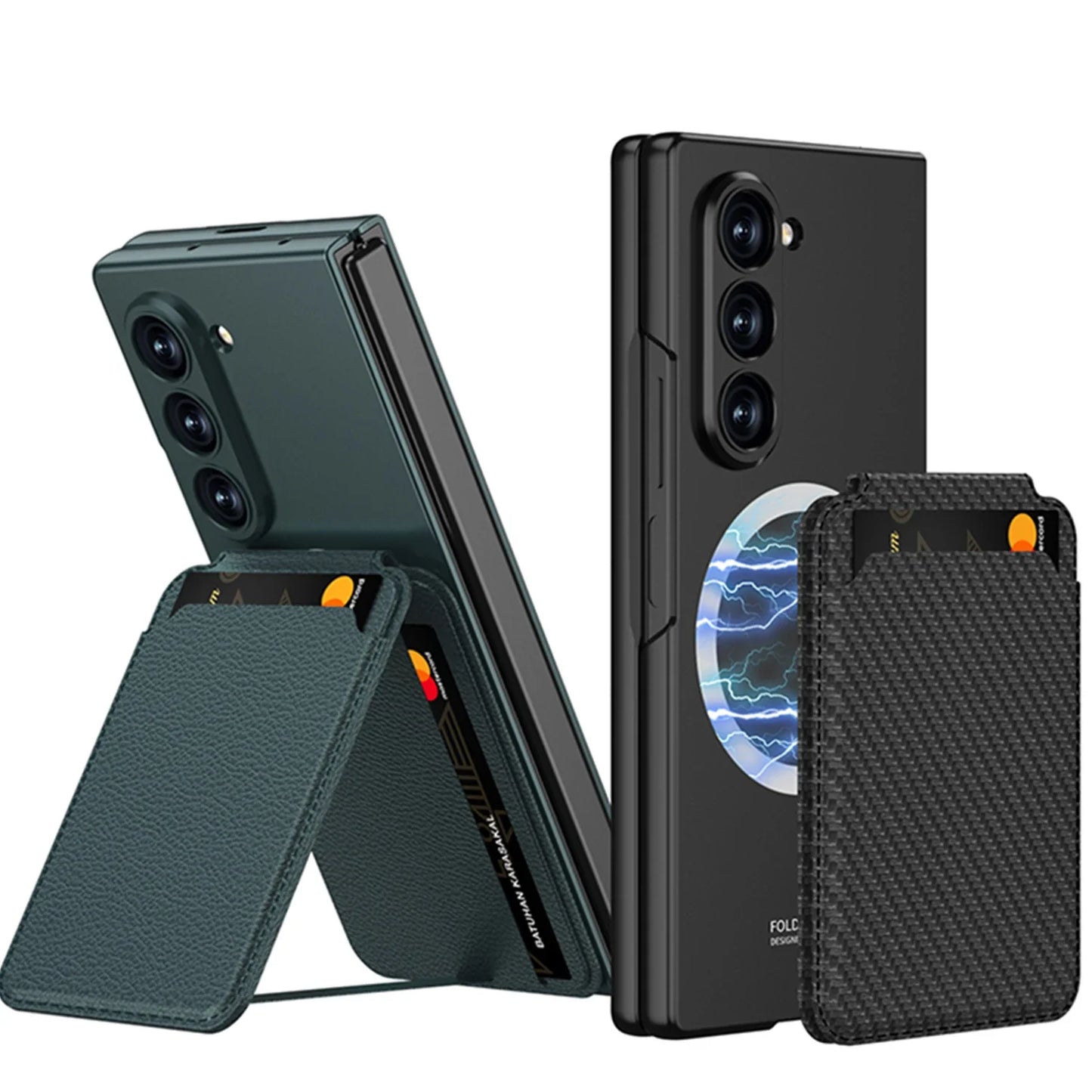Magnetic Wallet Stand Case
