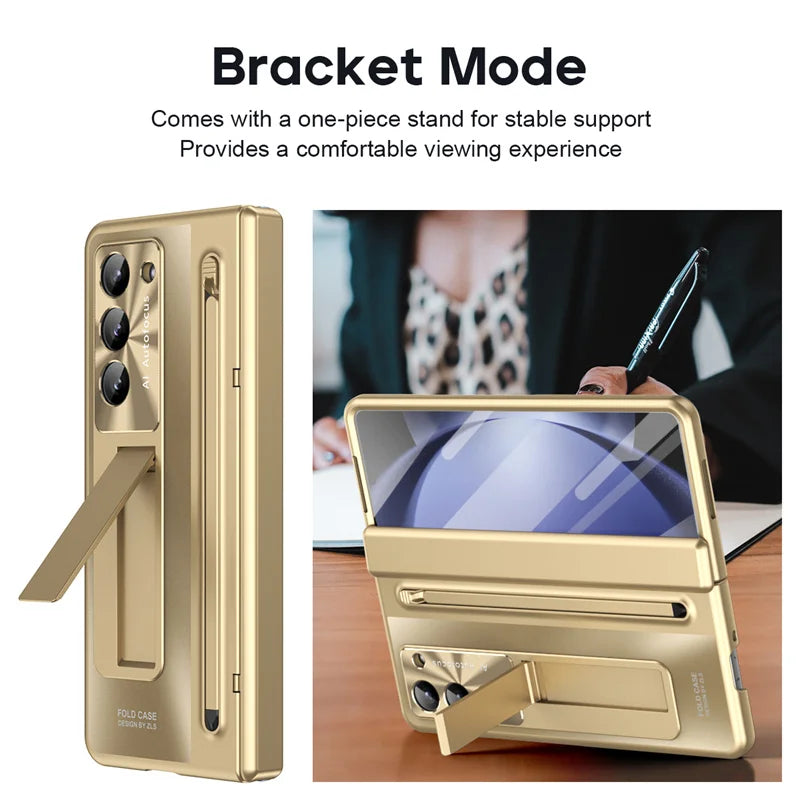 Luxury Matte Hard Case with S Pen Holder