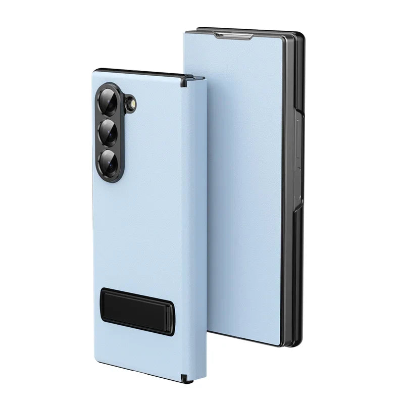 Luxury Leather Magnetic Kickstand Case