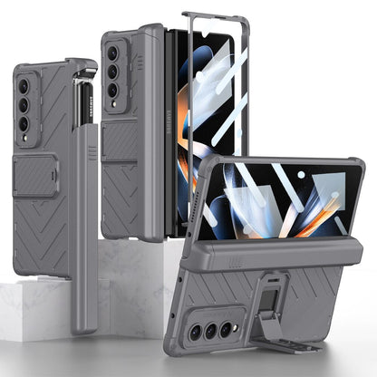 Magnetic Case with Kickstand & Pen Holder For Galaxy Z Fold 4