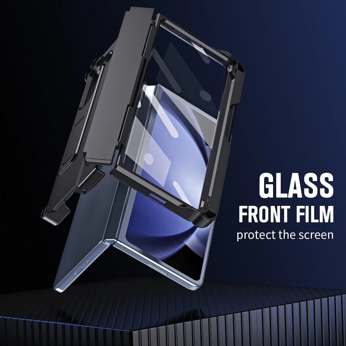 Shockproof Case With Screen Protection Touch Pen & Kickstand For Galaxy Z Fold 5